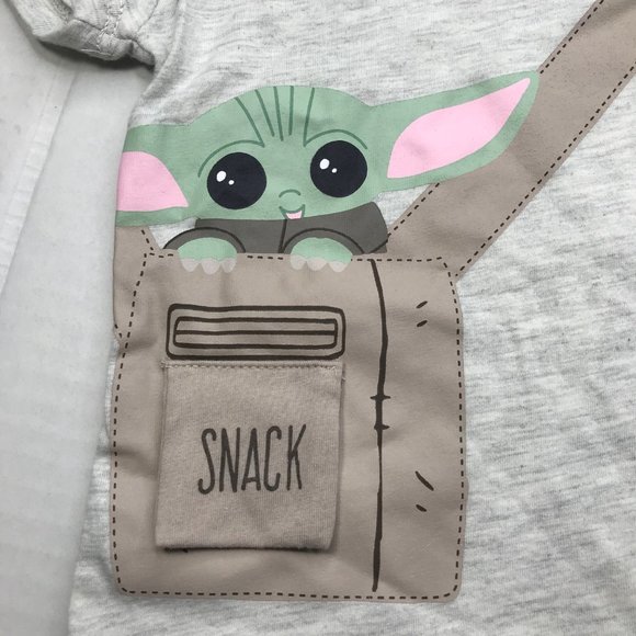 Mad Engine Star Wars Boy's Short Sleeve Pullover Shirt 12 Month Gray New - Picture 3 of 12